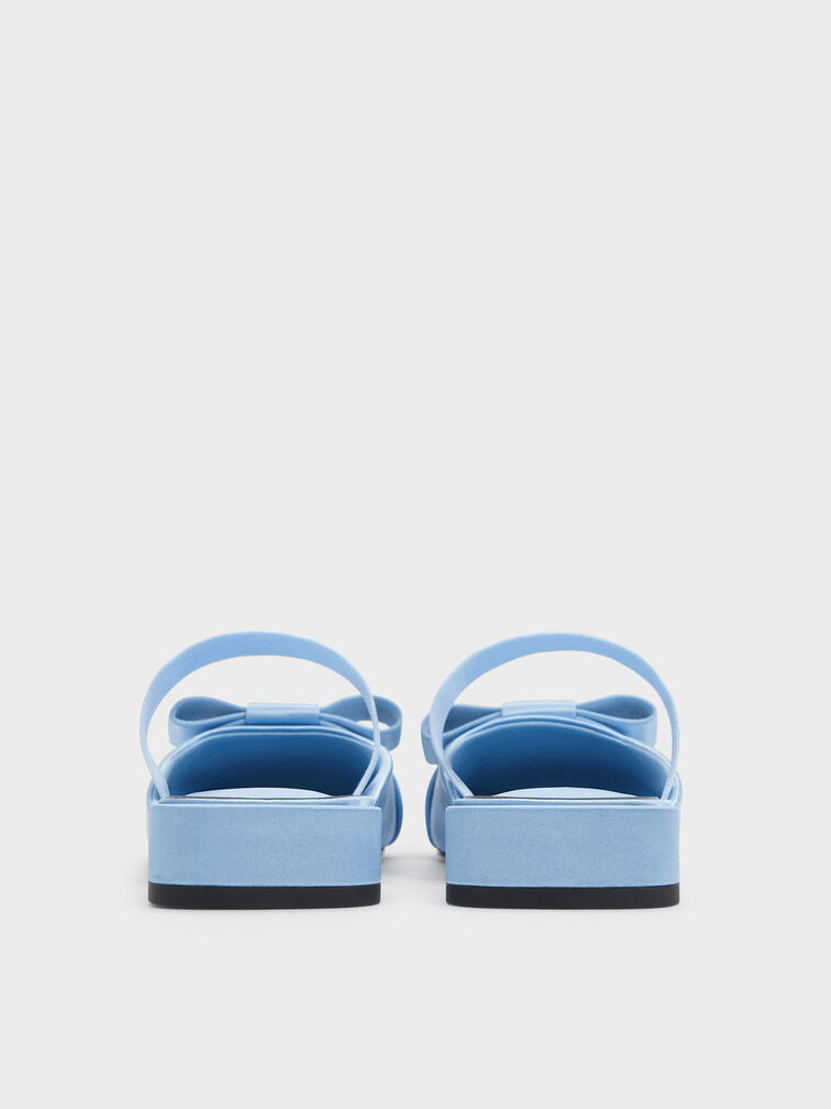 Brantley Bow Mules, Blue, hi-res