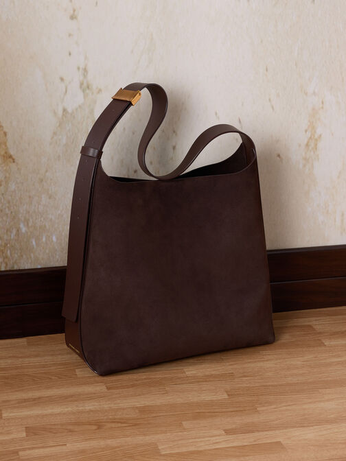 Edna Tote Bag, Espresso Brown, hi-res