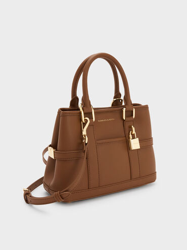 Mini Scottie Tote Bag, Chocolate, hi-res