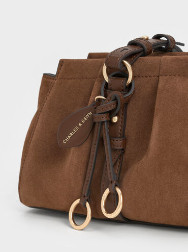 Britton Elongated Shoulder Bag, Mocha Brown, hi-res