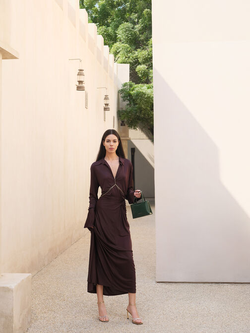 Mini Sybill Tote Bag, Dark Green, hi-res