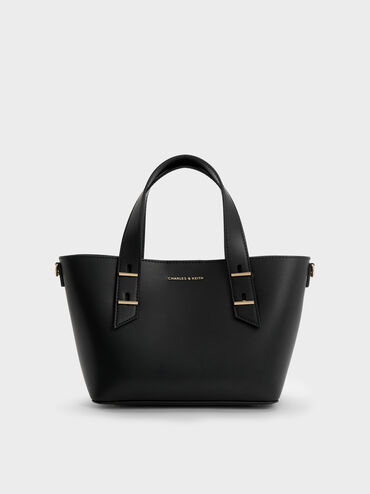 Mini Shania Tote Bag, Black, hi-res