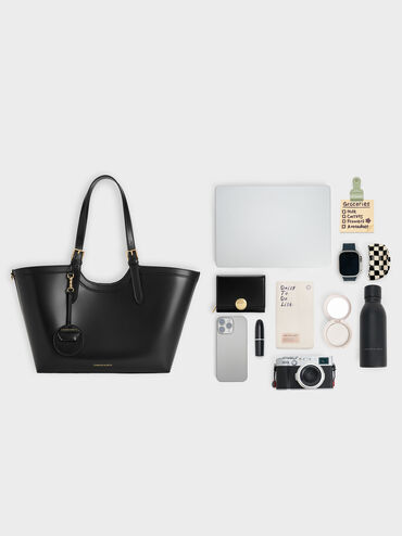 XL Enola Tote Bag, Black, hi-res