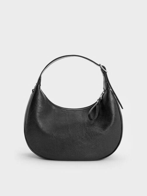 Vega Hobo Bag, Noir, hi-res