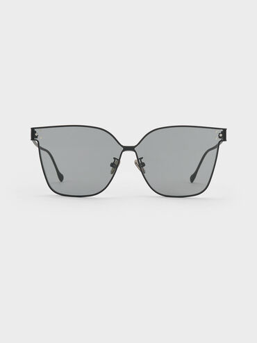 Ginny Butterfly Sunglasses, Noir, hi-res